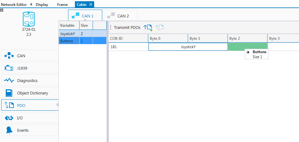 Transmitting and Receiving PDOs